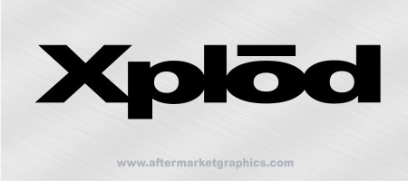 Sony Xplod Audio Decals 01 - Pair (2 pieces)
